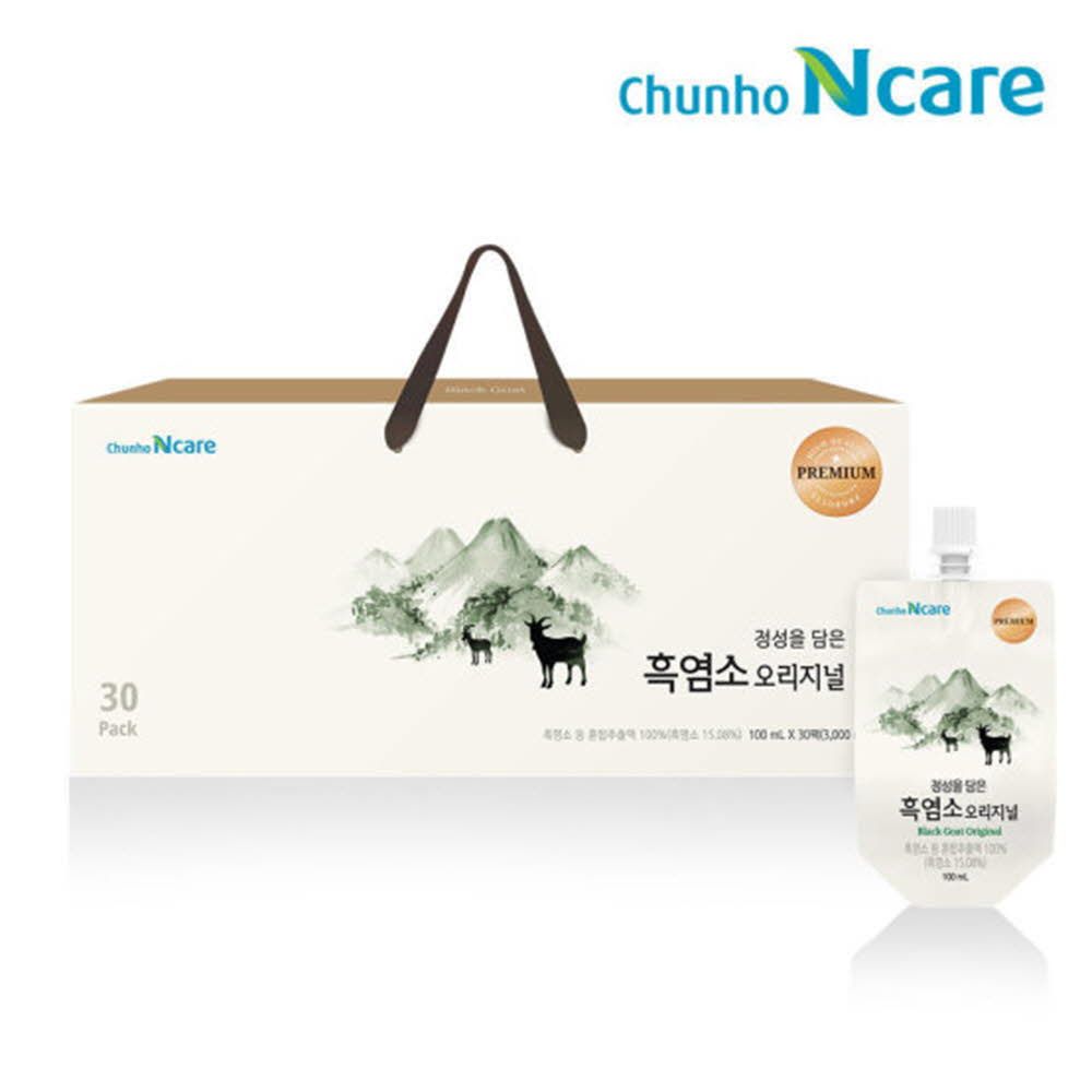 [ChunhoNcare] Black Goat Extract Original 100ml X 30Sticks-Made in Korea